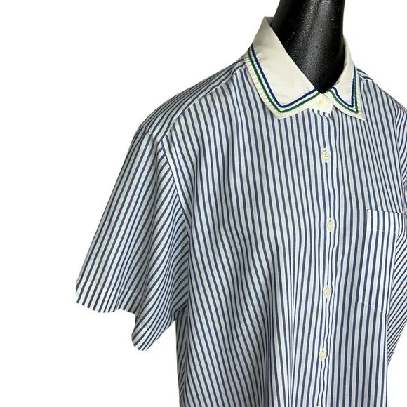 Pendleton stripes short sleeve button down - Picture 3 of 15